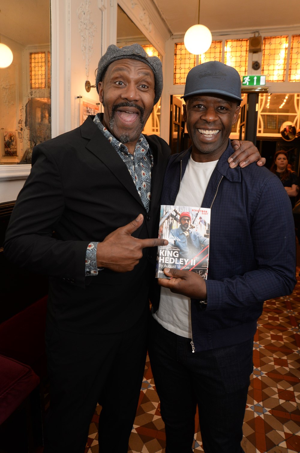 Lenny Henry and Adrian Lester